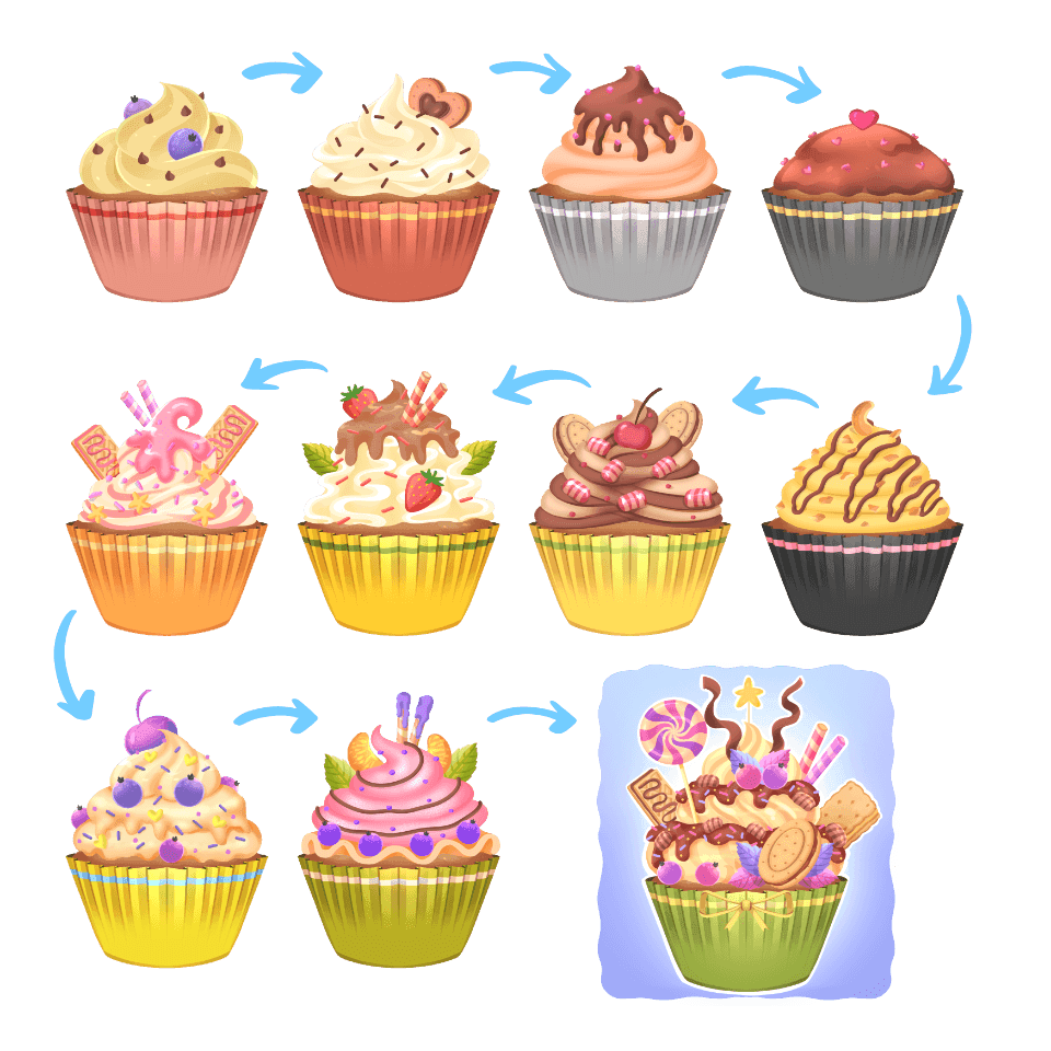 Play 2048 Cupcakes Online | 2048 Guru